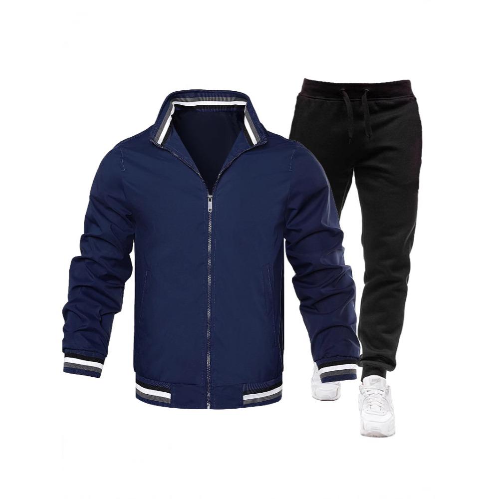 Men`s Casual Trend Jacket Sports Solid