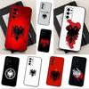 A-Albania F-Flag-ES For Samsung Galaxy A73,31,32,72,41,53,52,71,22,5G,Note,J7,8,9 Soft Black  Silicone Phone Case