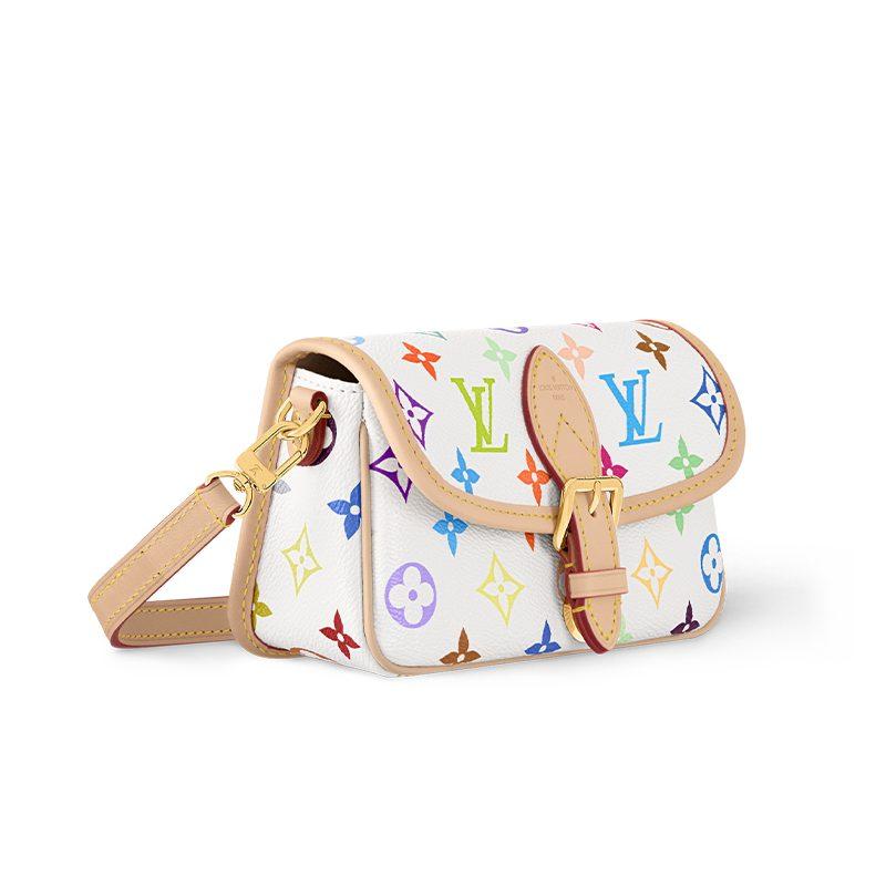 Louis Vuitton X Takashi Murakami Nano Diane White Multicolored M14194