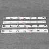 Car Taigate 3D Letter Logo Sticker Trunk Nameplate Decoration Badge Decal Emblem For ELANTRA 2021 2022