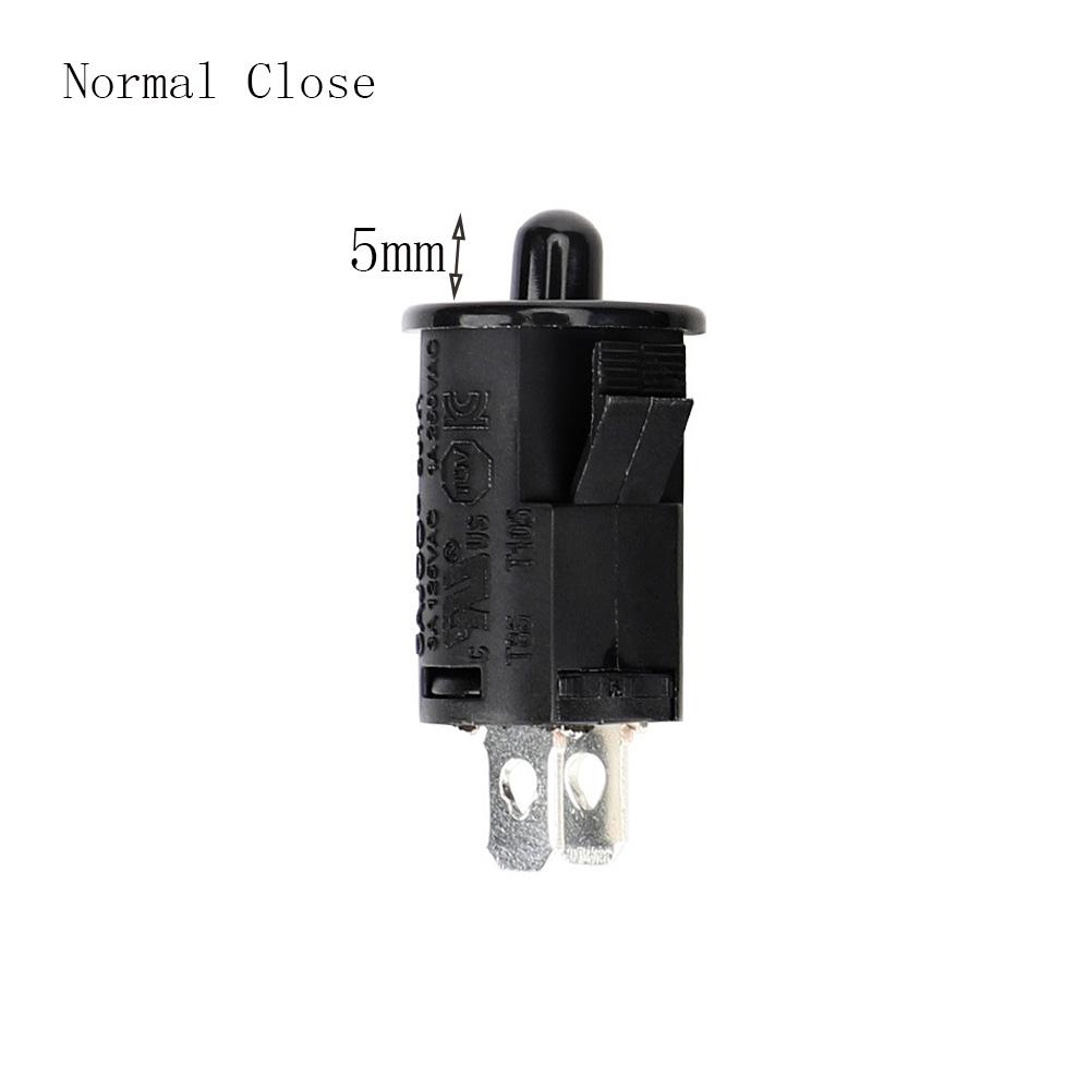 AC220V Door Switch Refrigerator Cabinet Light Disinfection Cabinet Wardrobe Press Button Switch NO/NC Anti-Dumping Gated Switch