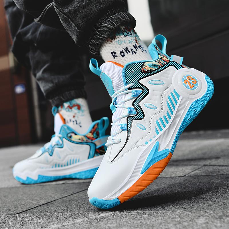 Мужские кроссовки из кожи и сетки — фото 5