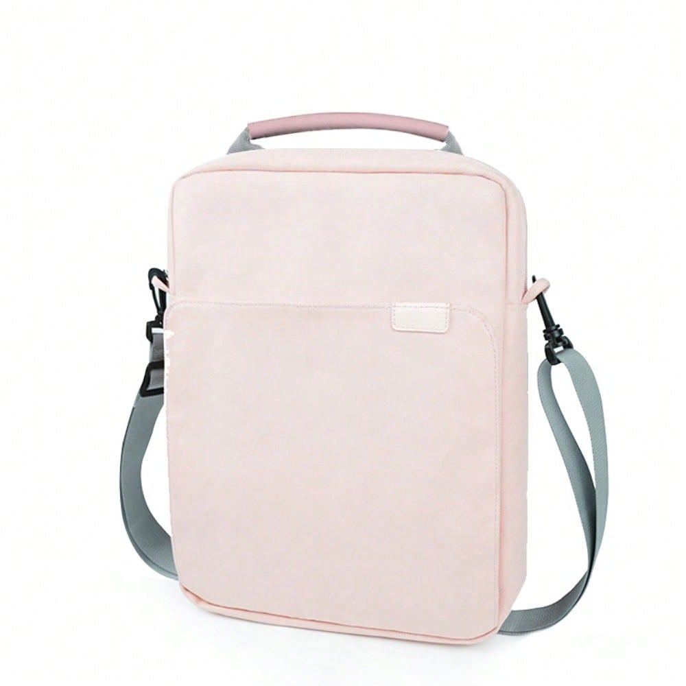 Sac Simple pour Tablette Ordinateur Portable Sac à Bandoulière Croisée Portable rose