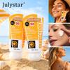 Face Sunscreen, Moisturizing Makeup Primer, Non-Sticky Lightweight Sunscreen Cream for Daily Wear