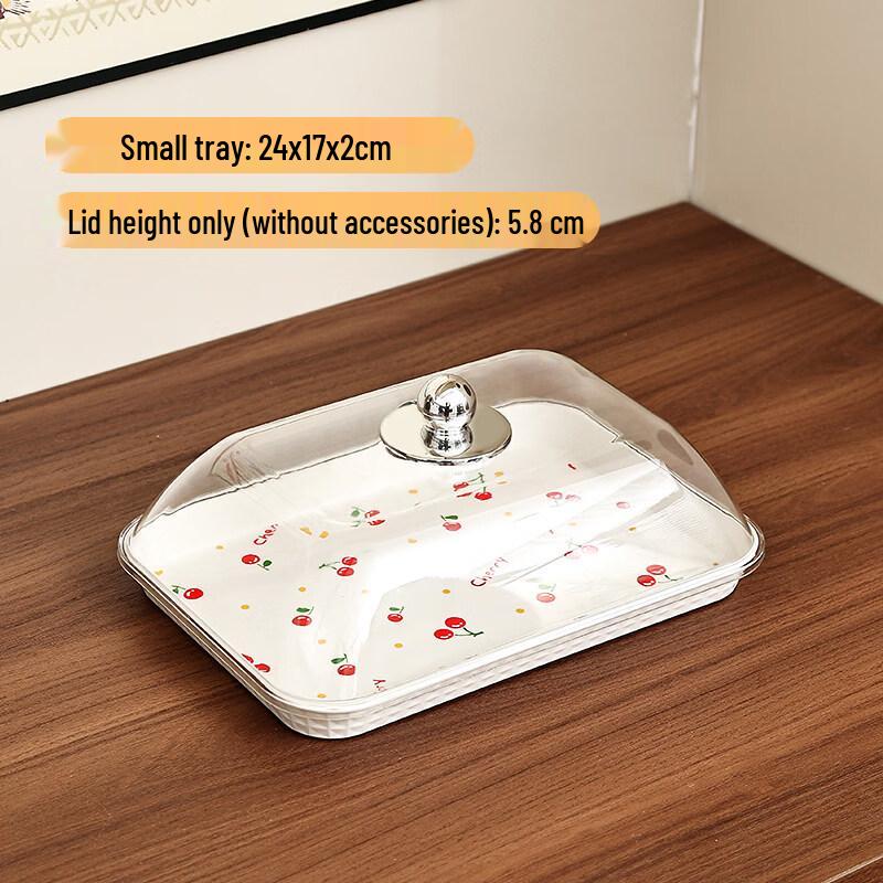 Jingbaodi Buffet Display Tray with Clear Lid