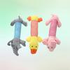 Molar Hundeleke Plysjrekvisita Passer for alle Valp Kjæledyr Squeak Chew Leke Morsom Slitesterk tygge Elefant And Gris Leketøy Kjæledyrsrekvisita Molar