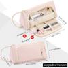 Big Capacity Pencil Case Canvas High Large Storage Pouch Marker Pen Case Simple Stationery Bag School College Office Organizer for Teens Girls Adults