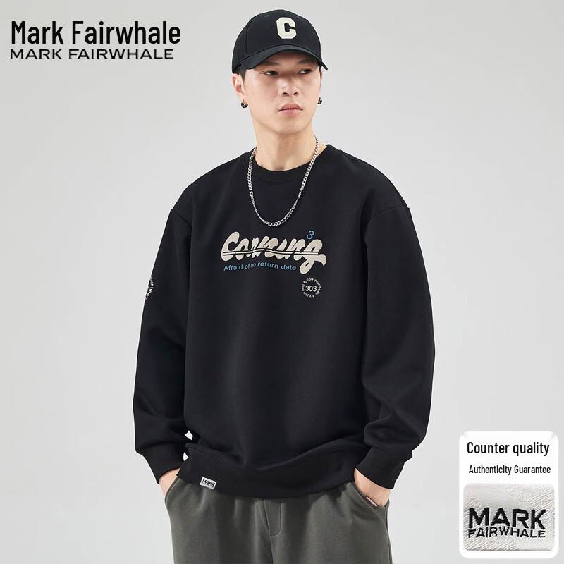 Mark Fairwhale Men's Crew Neck Loose Sweatshirt