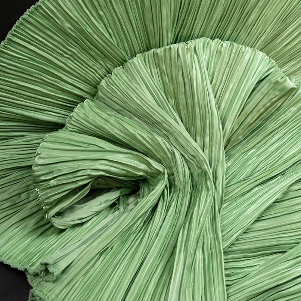 DIY Geschmiedeter Plissee-Stoff Polyter Kleiner Knitterstoff Wassergänzender Stoff Performance-Kleidung