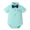 Boys' Gentleman Summer Romper Set: Infant & Toddler First Birthday Suit