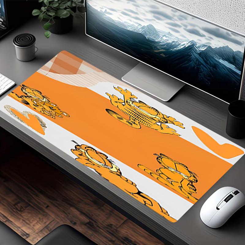 Garfield Print Mouse Pad, for Keyboard Pad Laptop PC Mat for Office Home Use, Desk Decor, Perfect Birthday Gift for Gamers