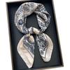 70cm Versatile Fashionable Mulberry Imitation Silk Scarf for Middle-Aged & Elderly - Summer Neck Protection