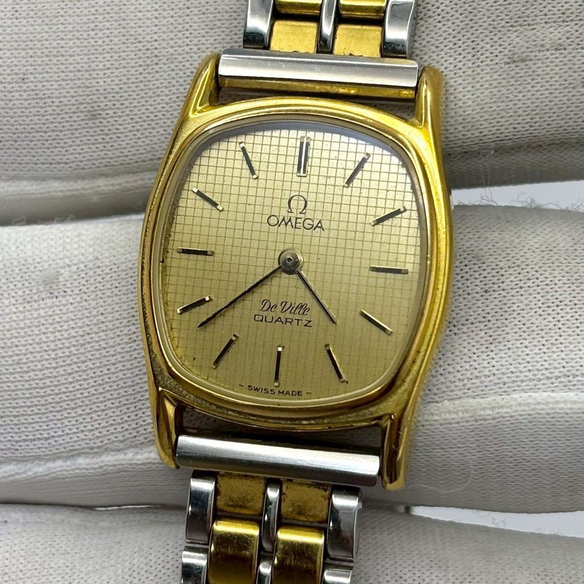 Used [In operation/translation] OMEGA Omega De Ville ladies watch quartz gold