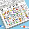 Look-and-Find Fun Game for Toddlers: Observation and Concentration Doodle and Coloring Book