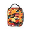 Charmander Splash Anime Lunch Bag  School Lunch Box For Child  Fun Print Thermal Tote Handbags Oxford Portable Cooler Bag