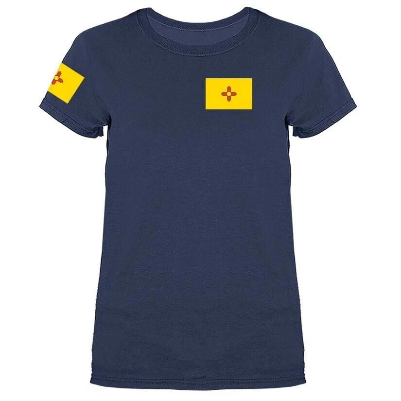 State of New Mexico Flag Crest Graphic Women s T-shirt Unisex T-Shirt M