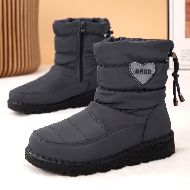Shoes Women's Cotton Shoes Plus Velvet Thickened High-top Snow Boots Waterproof Non-slip Casual All-match Cotton Shoes