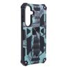 For Samsung Galaxy S24 Camouflage Pattern Case Kickstand TPU+PC Phone Cover
