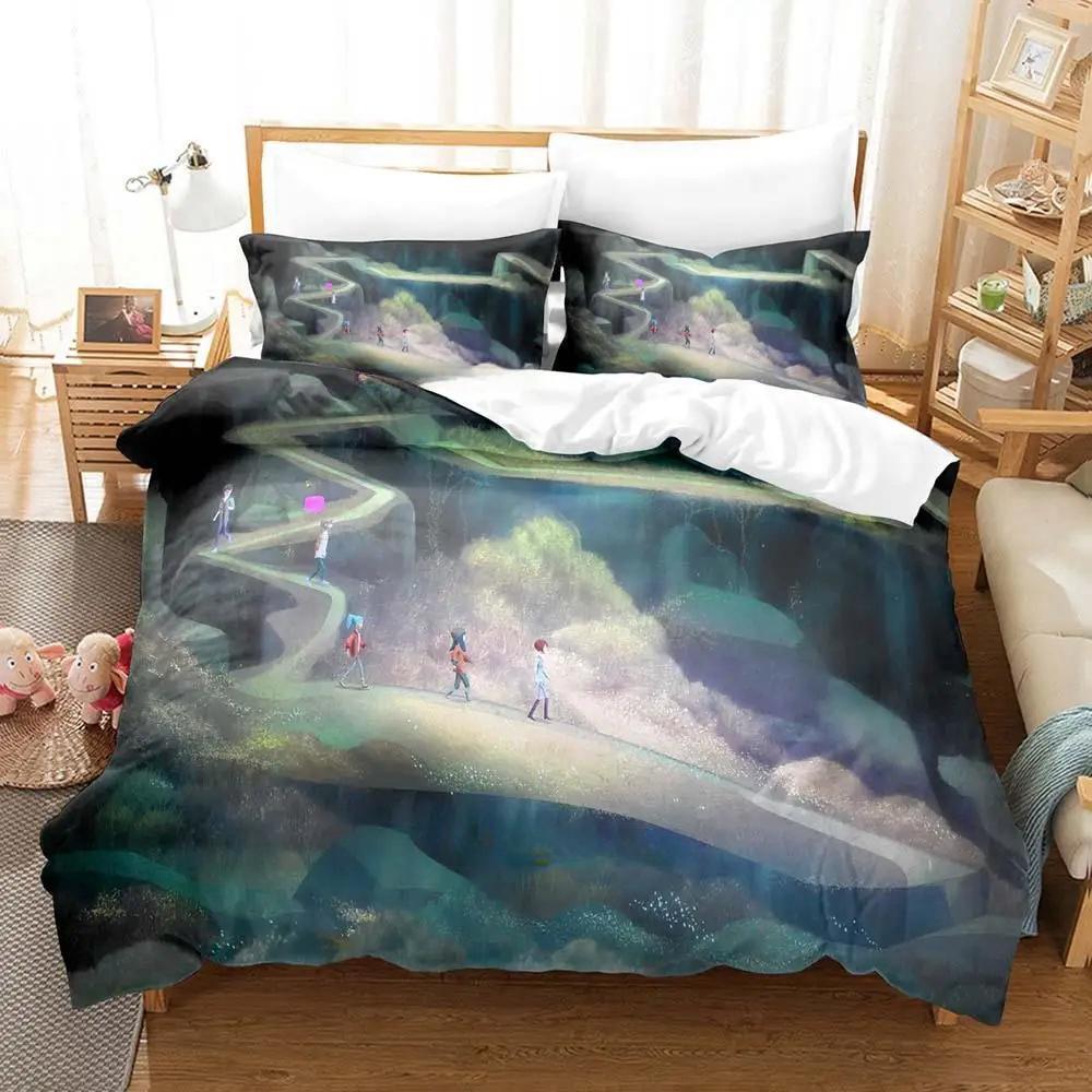 Game Oxenfree Bedding Set Single Full Queen King Size Bed Set Adult Kid Bedroom Duvetcover Sets Print Anime Bed Sheet Set