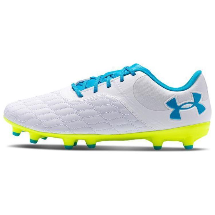 Under Armour Magnetico Select 3.0 FG Men s White Blue Yellow 3027039-102 40.5