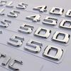 Lettere Cromate 3D in ABS per Emblema Auto Adesivi Logo Mercedes Benz GLS 63 AMG 400 450 500 550 580 X167 X166 Accessori