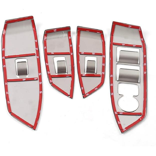 Car Accessories Fit for Mazda CX-5 CX5 2017-2021 2022 2023 2024 2025 Automobile Door Window Control Panel Cover Molding Door Lock Switch Trim