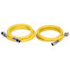 Fuel Gas Hose 304 Stainless Steel Liquefied Gas Line Pipe with Fittings for Home Kitchen