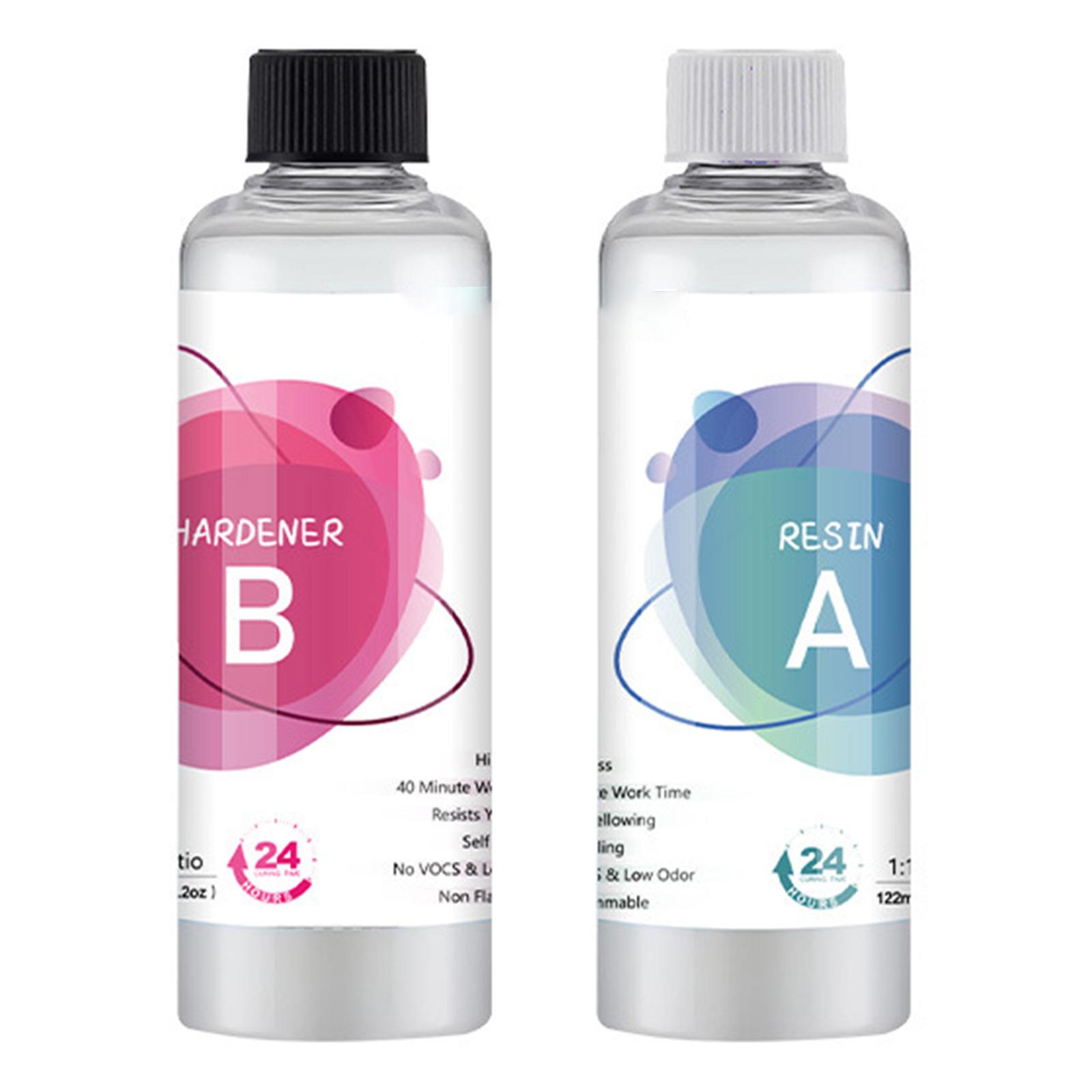 

Professional Epoxy Resin Set for Crafting Decorations 1 1 Blend Ratio High Gloss Finish Daily Casual Use Home Accessory