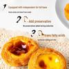 Miss Pei Portuguese Egg Tart Shells with Filling, Puff Pastry & Tin Foil Baking Ingredients, Large Handmade Tart
