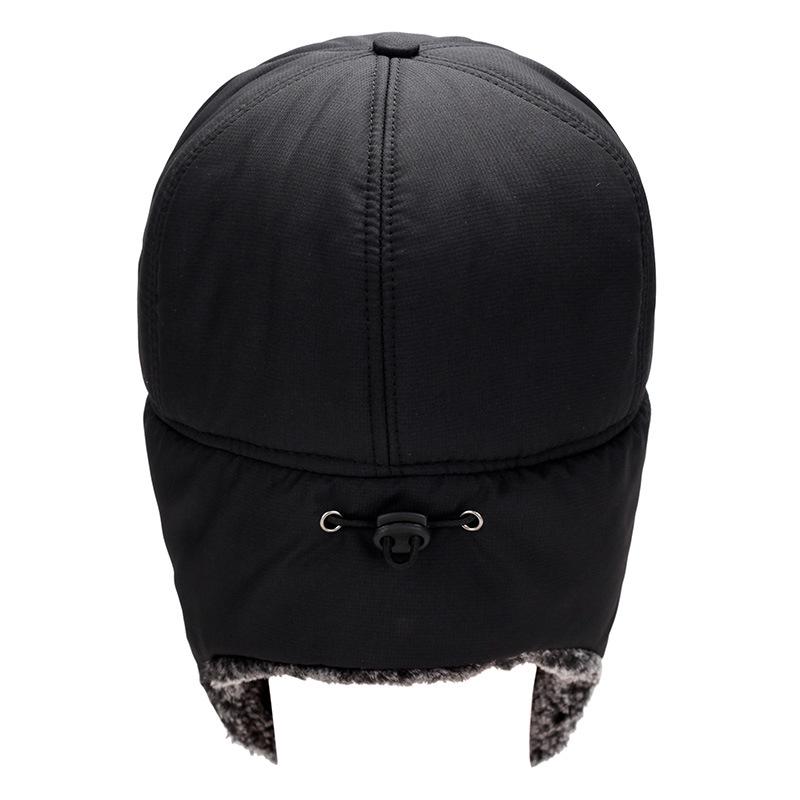 Outdoor thermal mask hat cold ear protection hat new winter hat men's Lei Feng hat