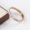 Enamel Vintage Cloisonne Bangle Colorful Women's Hand Bracelet Fashion Flower Bangle  Girls