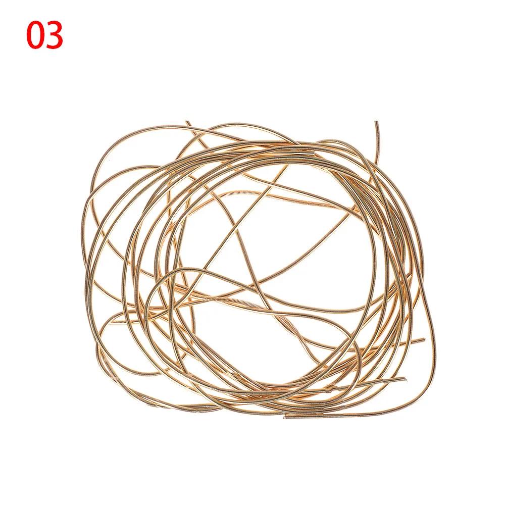 DIY Silber Metalldraht Goldfaden Stickerei Gold Französische Seide Indischer Draht Durchmesser 1,0 mm Rund Glänzend Seide Nähhandwerk Zubehör