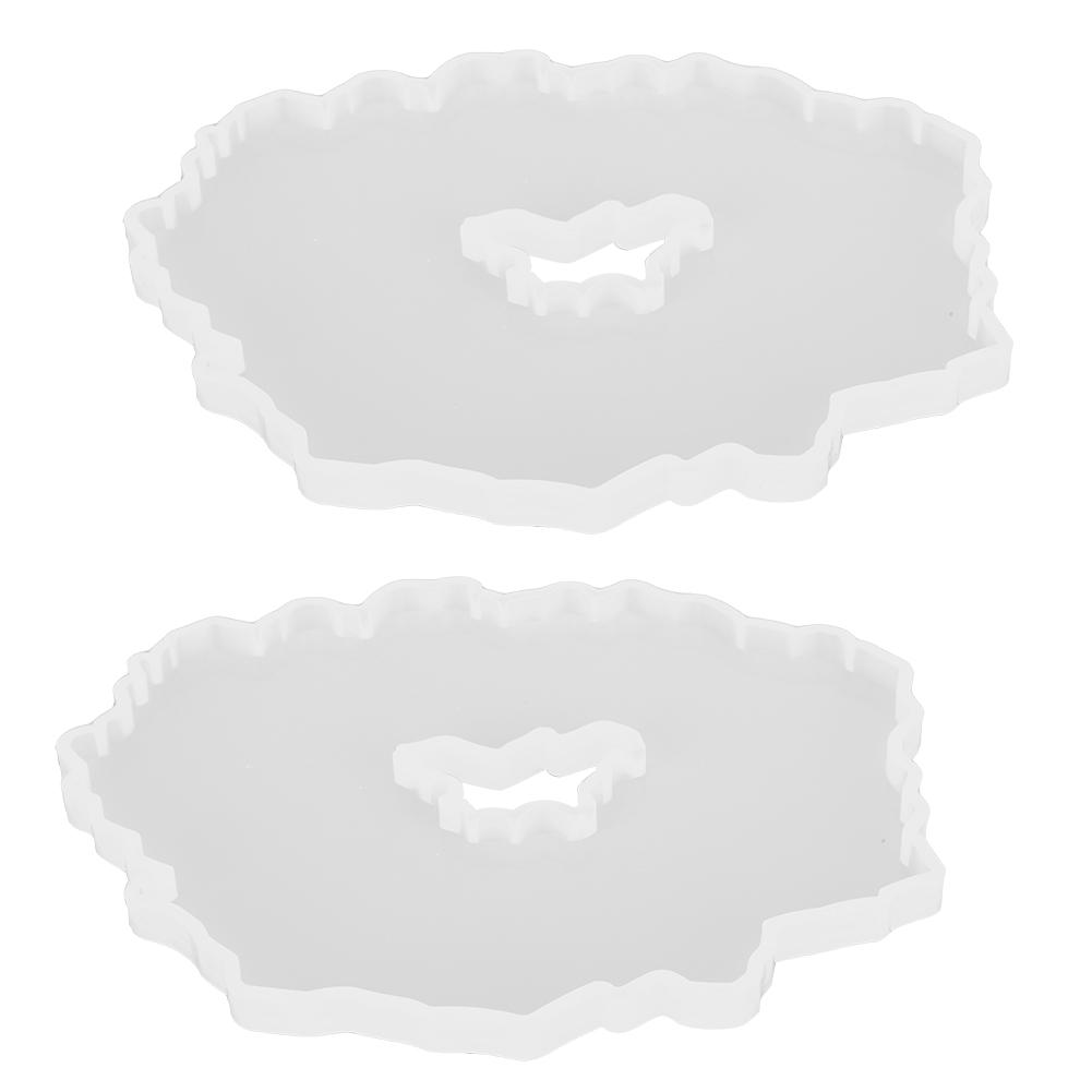 Silicone Coaster Making Mould DIY Craft Decorative Crafts Coasters Tray Base MoldType 1