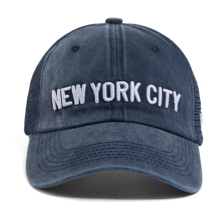 NEW YORK CITY Embroidery Baseball Cap Men Summer Mesh Caps Women's Snapback Side Vintage Side Letter Hip Hop Trucker Hat Unisex