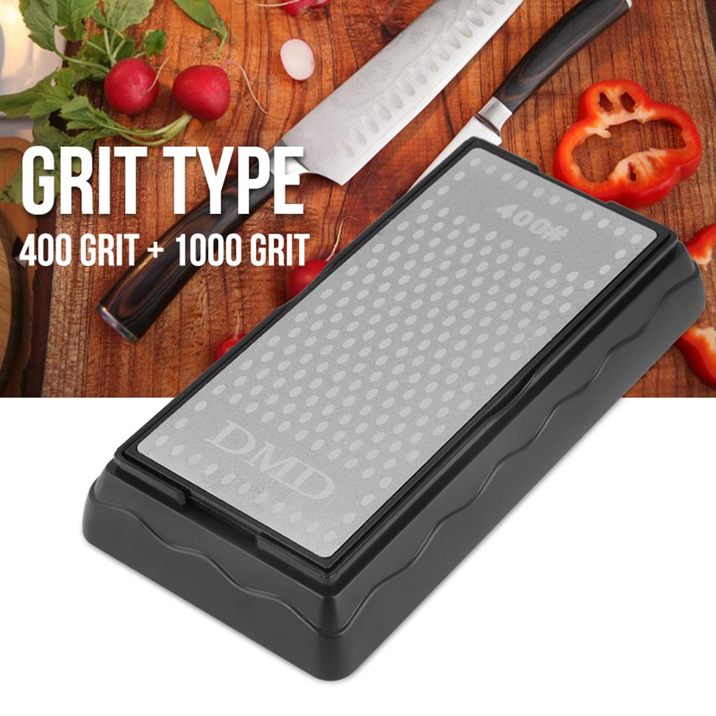 400 & 1000 Grit Diamantschärfer Küchenmesser Schleifstein