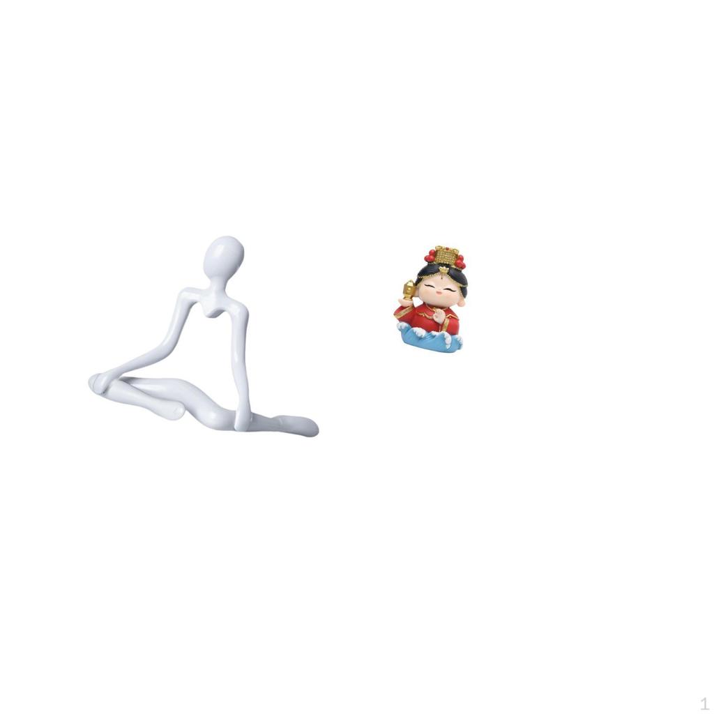 Creative Abstract Thinker Mother Statue Decorative Figurine Unique Resin Sculpture Tabletop Ornament