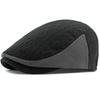 HT4577 Berets Autumn Winter Hat Cap for Men Women Vintage Knitted Beret Hat Male Female Adjustable Beret Cap Unisex Ivy Flat Cap