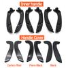 Kit de Manija de Tirador de Puerta Interior Delantera Izquierda Derecha para Renault Megane 3 MK3 Fluence 2008-2016 809540001R 809600007R