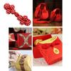 Color Round Beads Chinese Knot Buttons Sweater Scarf Cloaks Clasp Cardigan Fasteners for Clothing Cheongsam Fasteners