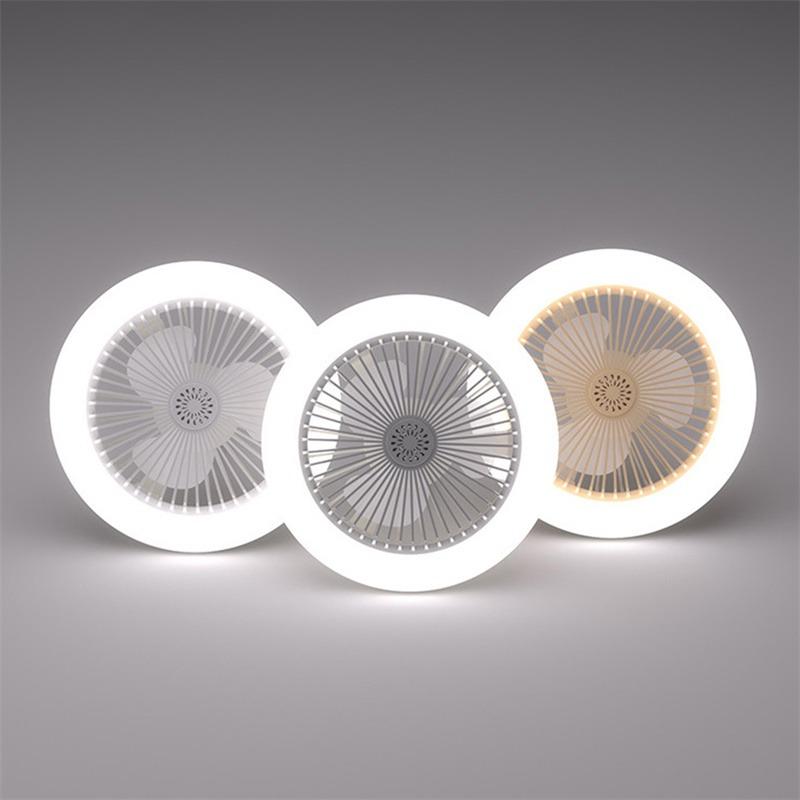 Dimmable Ceiling Fan Lamp Modern Bedroom Decorative E27 Ceiling Lamp Electric Fan Ventilator Lamp