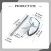 Concrete Mixing Rod for Hand Drill Easy Clean Heavy Duty Putty Rustproof Paint Mixer Bit