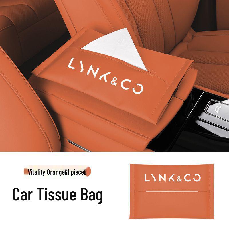 

Lynk & Co Tissue Box: Compatible with Models 01, 02, 03+, 05, 06, 09 - Car Interior Modification Accessory. Standard