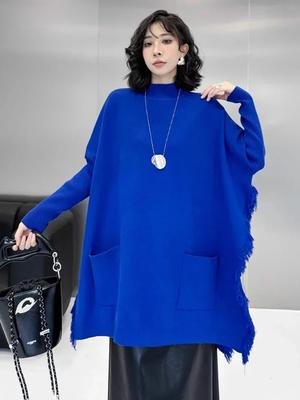 Solid Color Loose Irregular Sweater ZYY1104