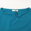 TOYOBOSHI TAMATA 09IT-EF0002 Blue Green Cashmere 100% Knit Sweater tops 2 Blue-GreenUsed