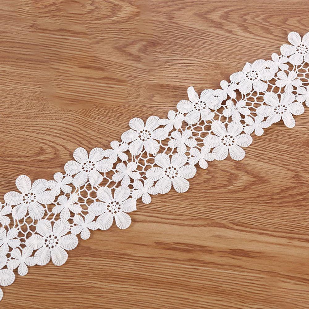 10 CM Wide High Quality Exquisite Lace Polyester Embroidery Ribbon Trim Skirts Sewing Accessories Clothing Decorative Materials