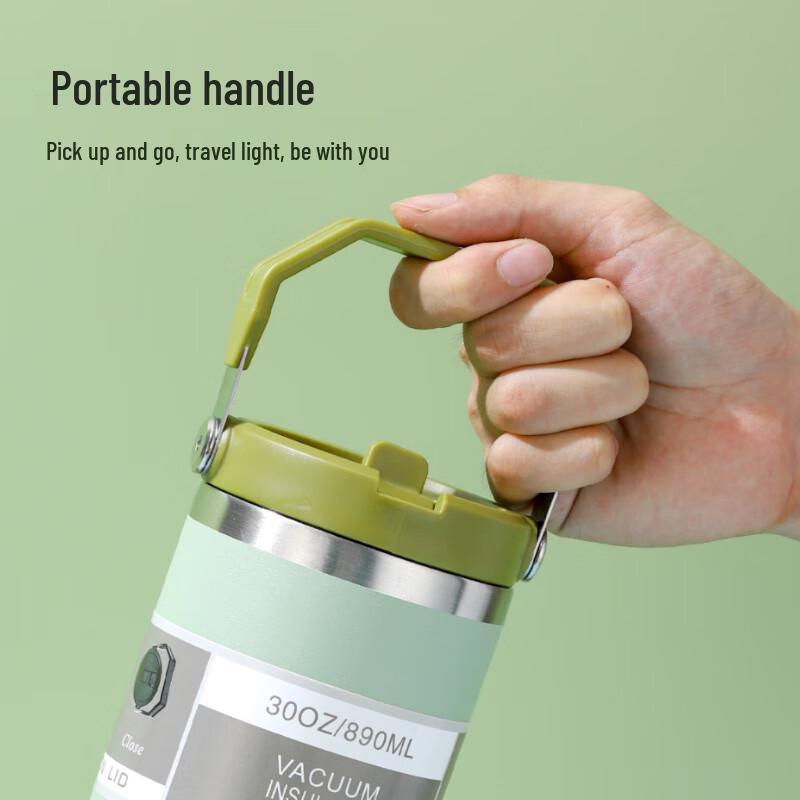 Kabatun Portable 304 Stainless Steel Insulated Tumbler with Straw