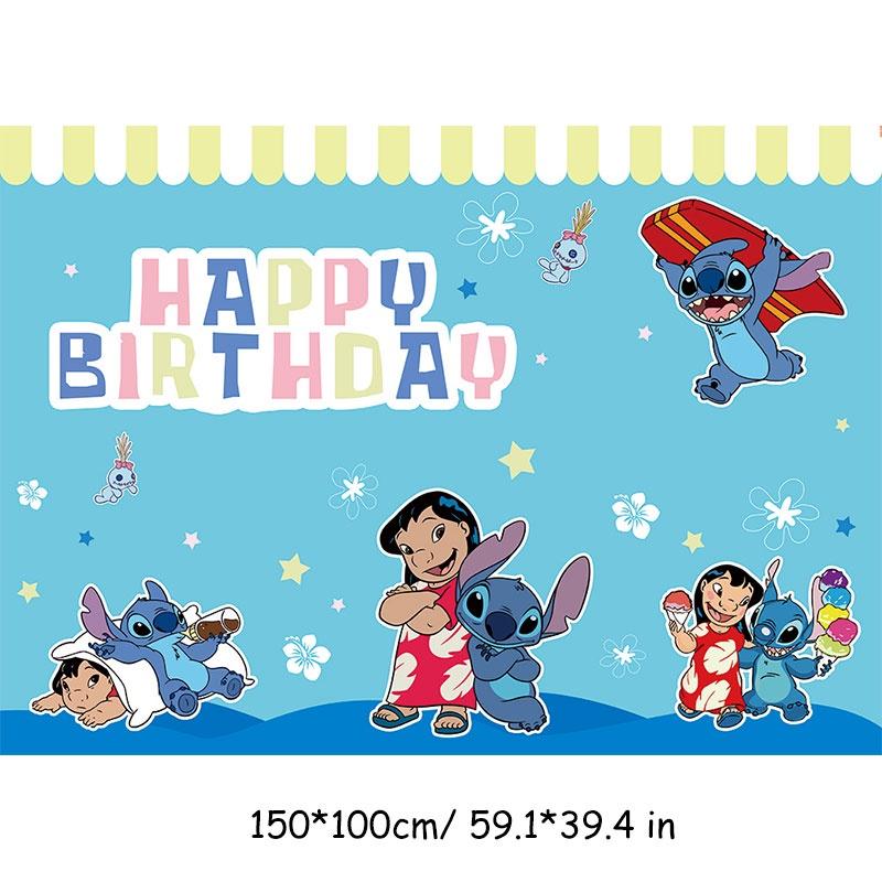 

Лило и Стич Вечеринка Фотография Фон Задник Студия День Рождения Украшение Style H