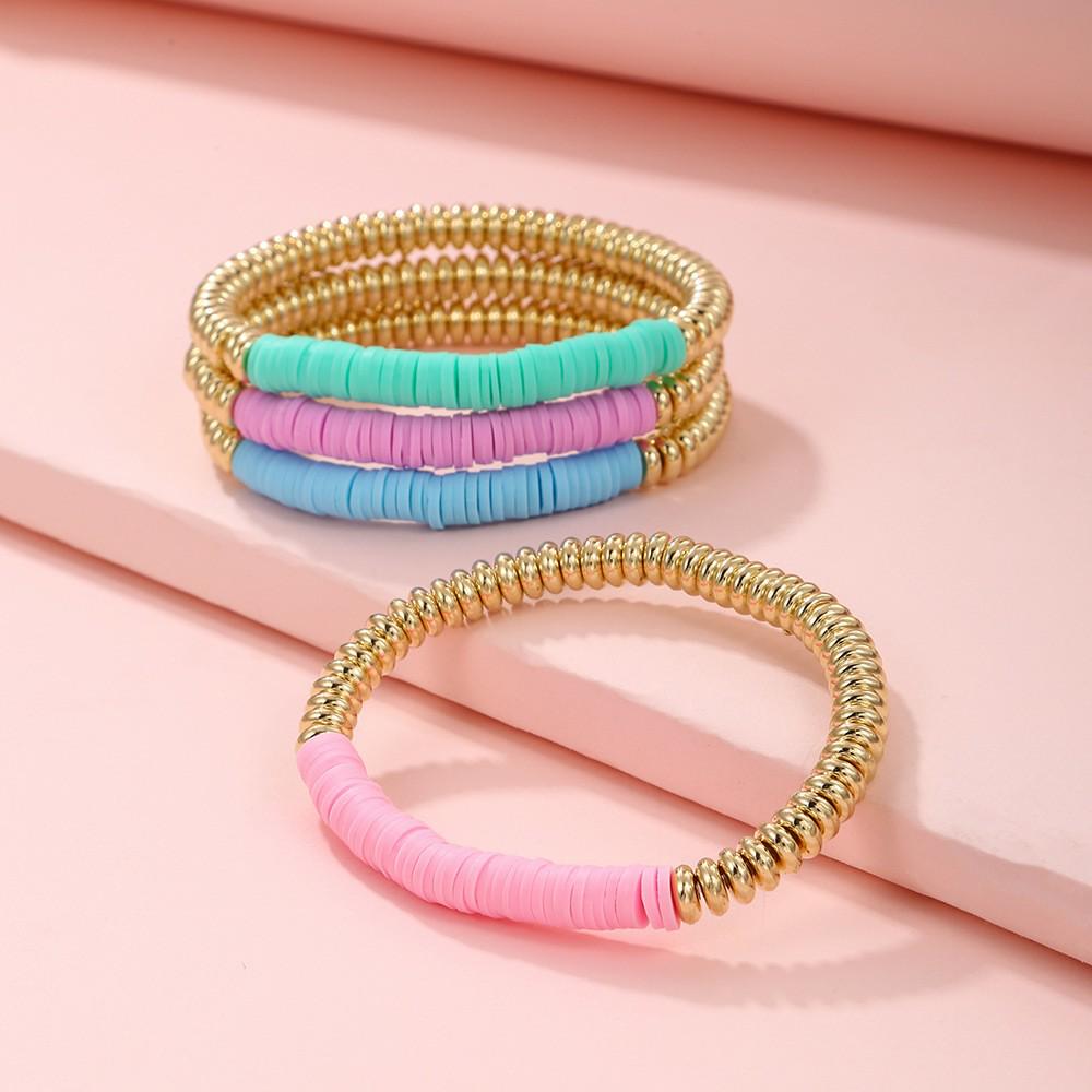 

Светящийся браслет из бусин с сердечком и бабочкой - Дизайн из полимерной глины