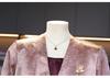 Spring Outerwear: Mother-in-Law's Wedding & Occasion Suit for Middle-aged Women - 2-Piece Top & Dress Set
