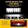For 20-21 RAM 1500 & Chrysler Voyager 18-SMD LED Plate License Light Waterproof